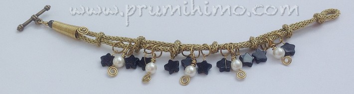 Charming Knots kumihimo bracelet