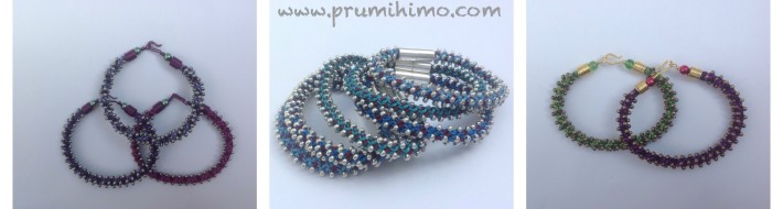 Stylish Stackers – my first front cover! Kumihimo stacking bracelet