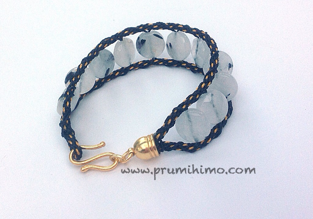 Kumihimo wrap bracelet