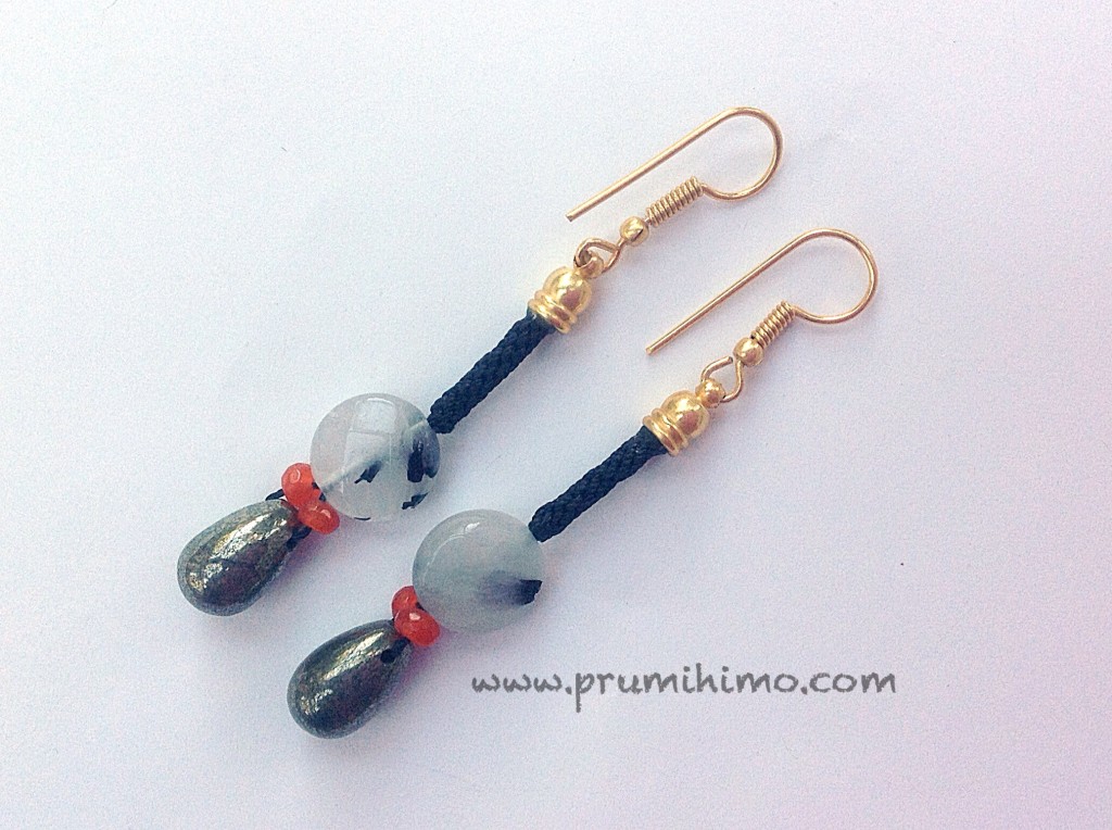 Kumihimo Earrings