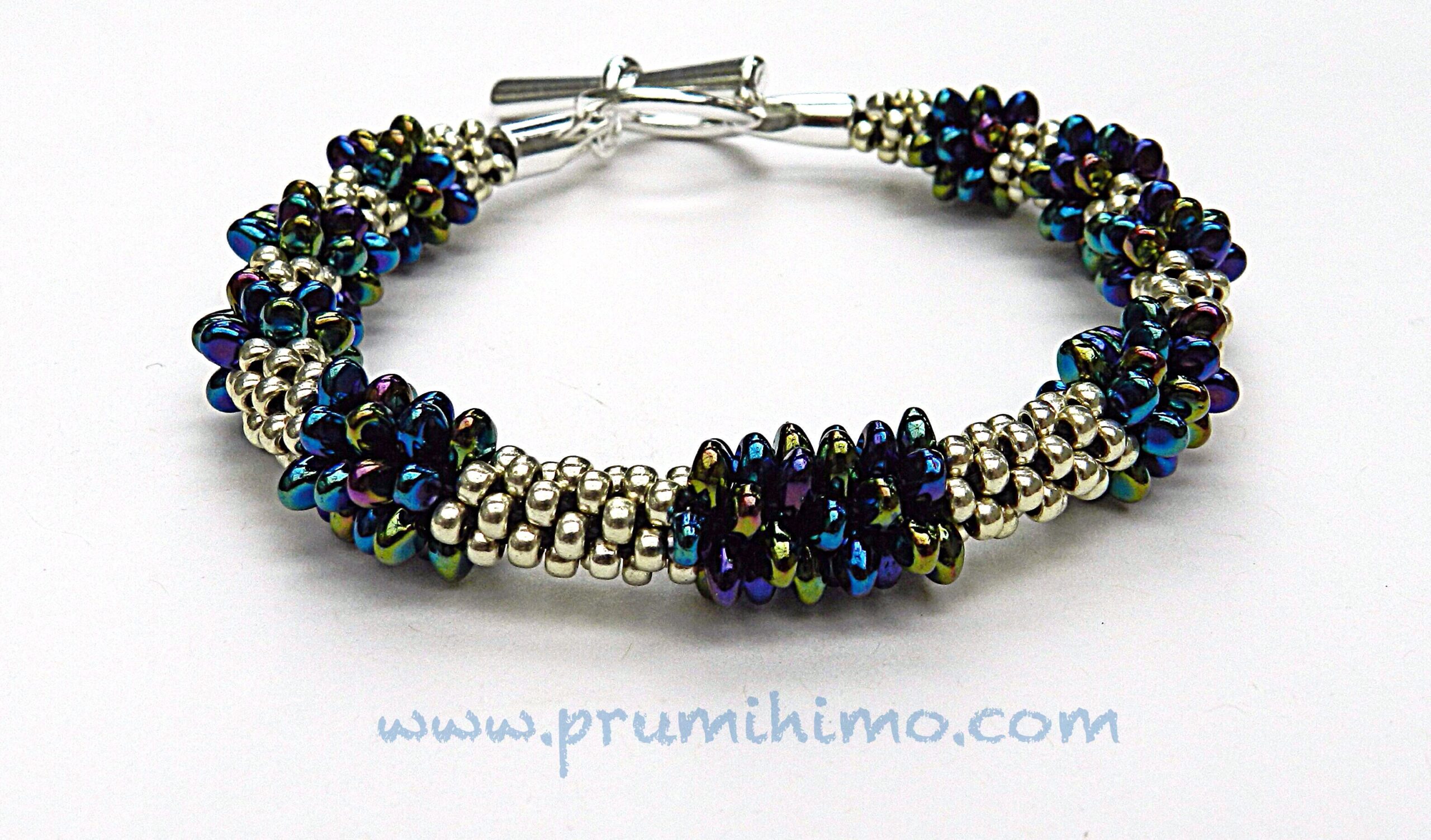 Kumihimo Solo Bead Bracelet