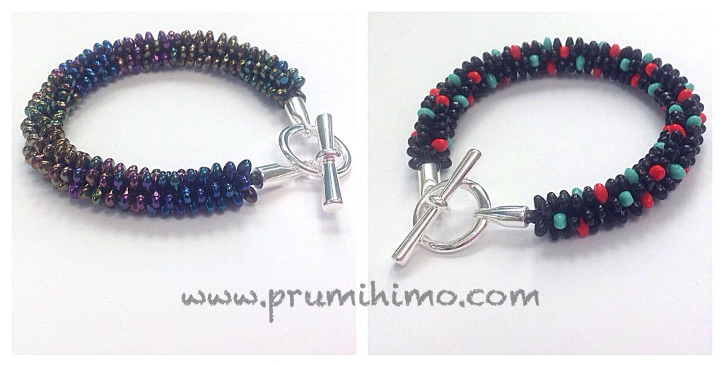 kumihimo solo bead bracelets