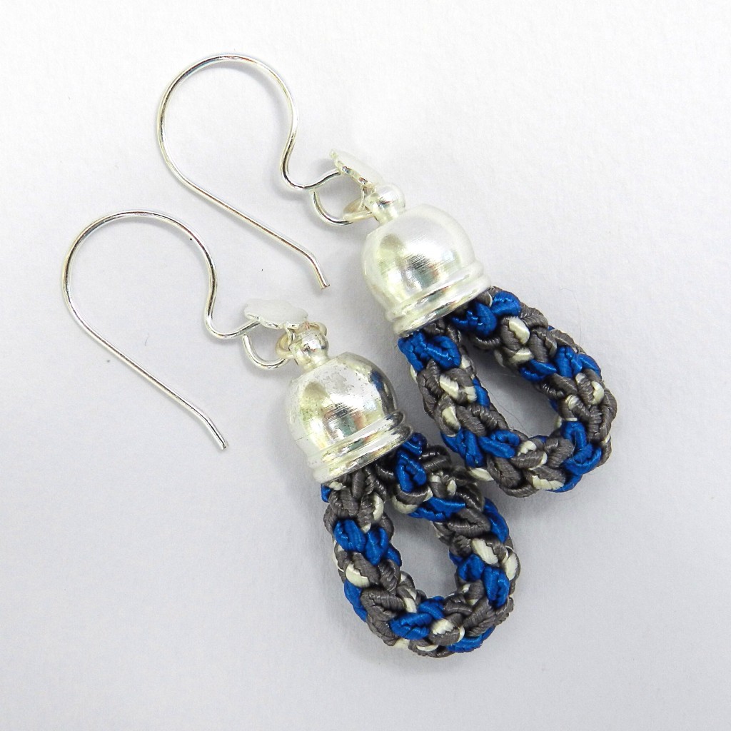 Soutache kumihimo earrings