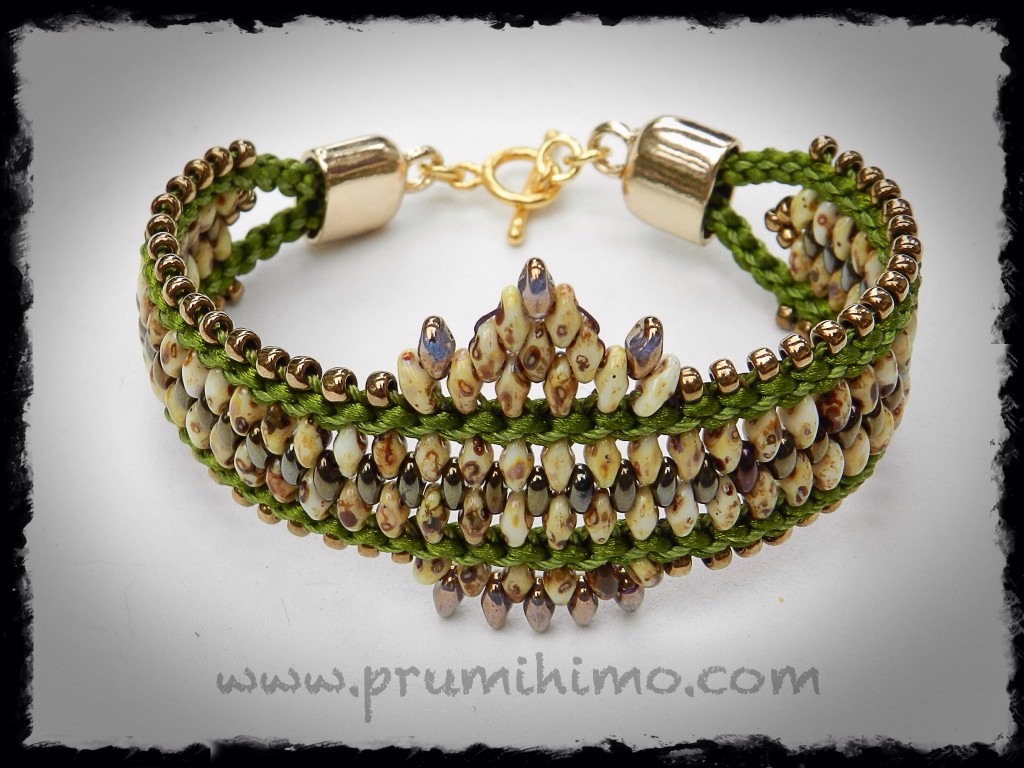 Beaded Opulence kumihimo bracelet