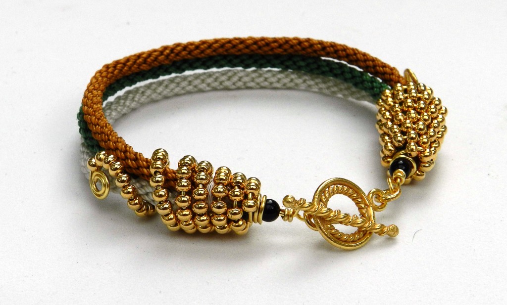 Triple Kumihimo Bracelet