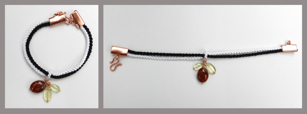 Carnelian kumihimo bracelet