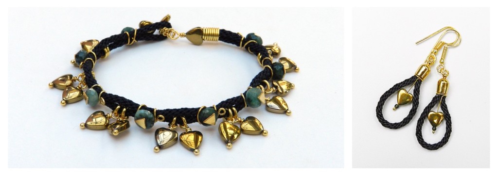 Kumihimo Charm Bracelet