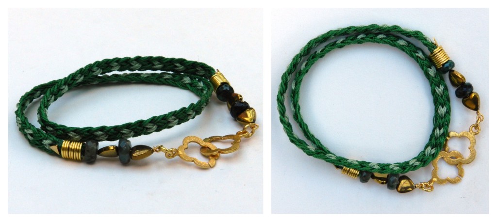 Kumihimo Double Wrap Bracelet