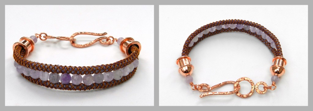 Kumihimo double bracelet