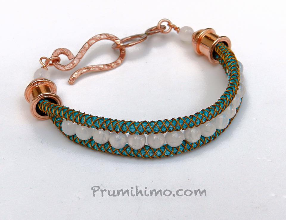 Double Kumihimo Bracelet