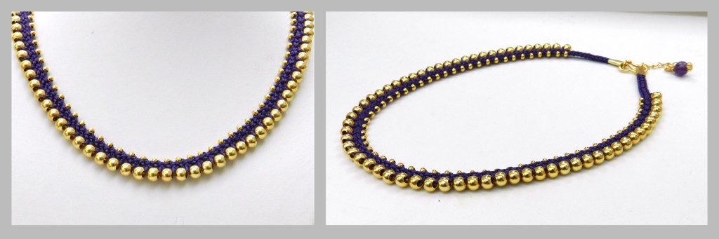 Metal Seed bead necklace