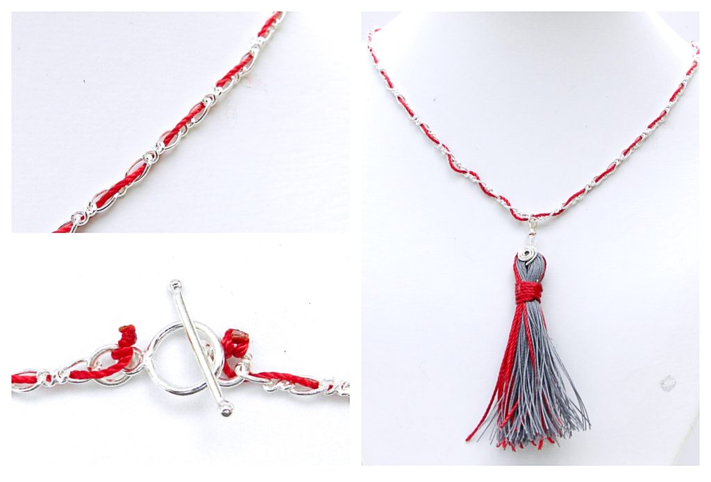 Kumihimo Tassel Necklace