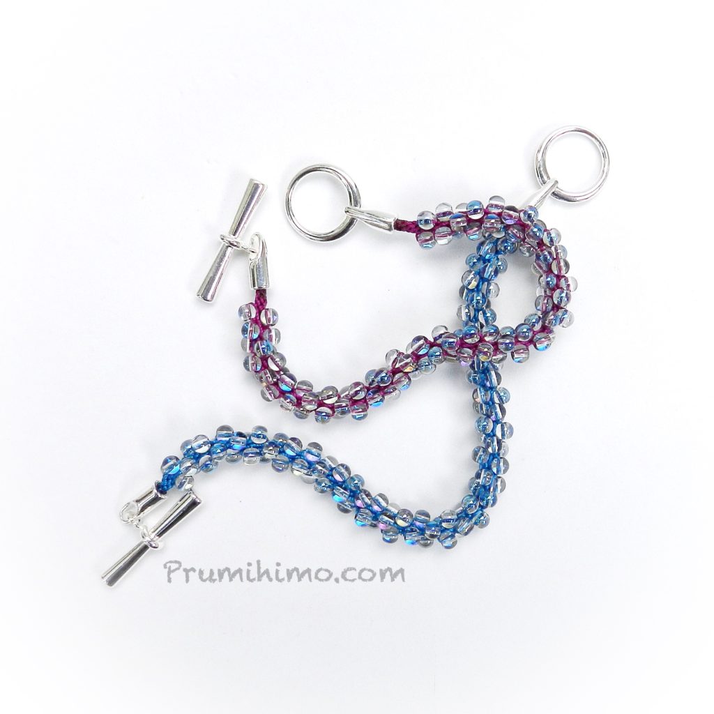 Kumihimo bubble bracelet