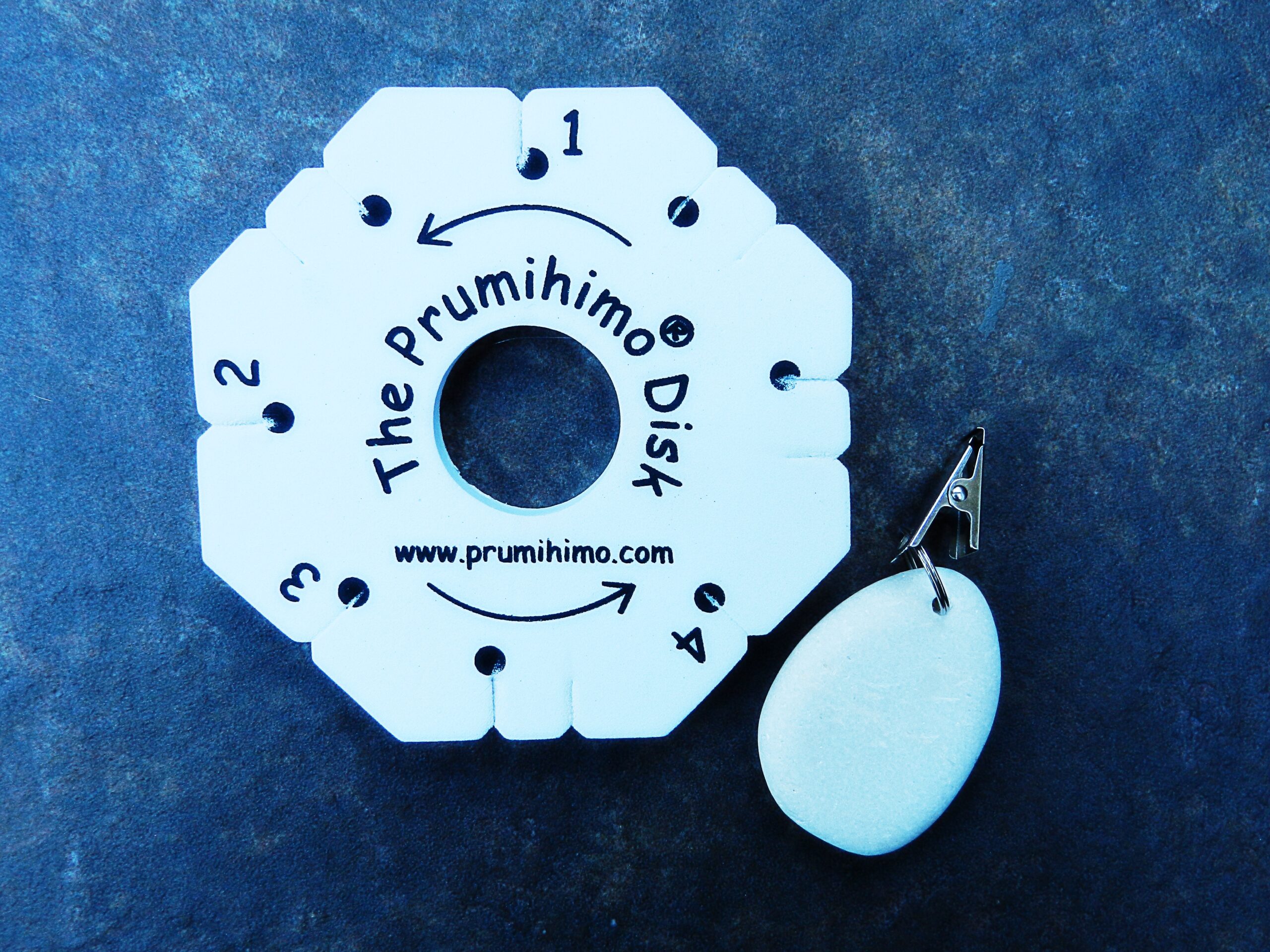 Prumihimo Disk and weight
