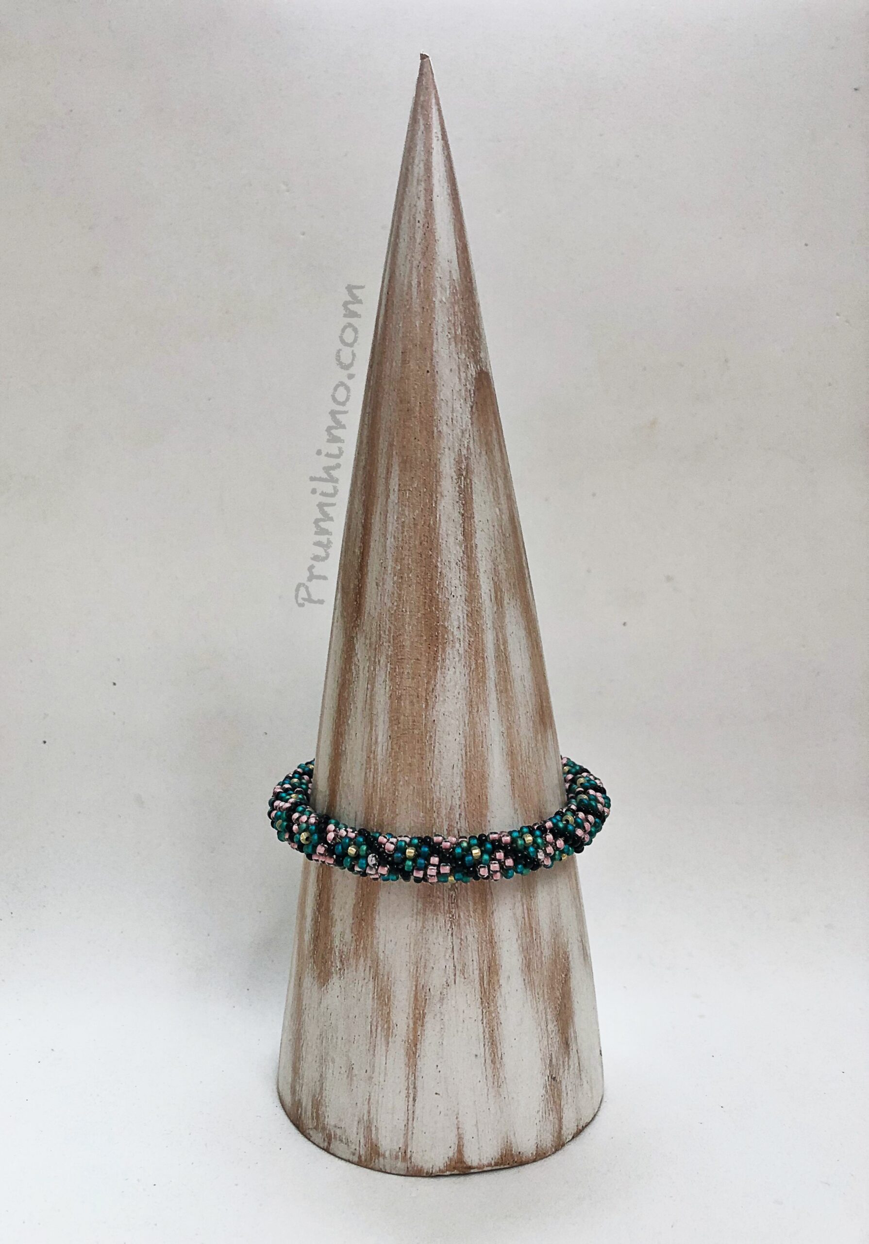 16 cord beaded kumihimo