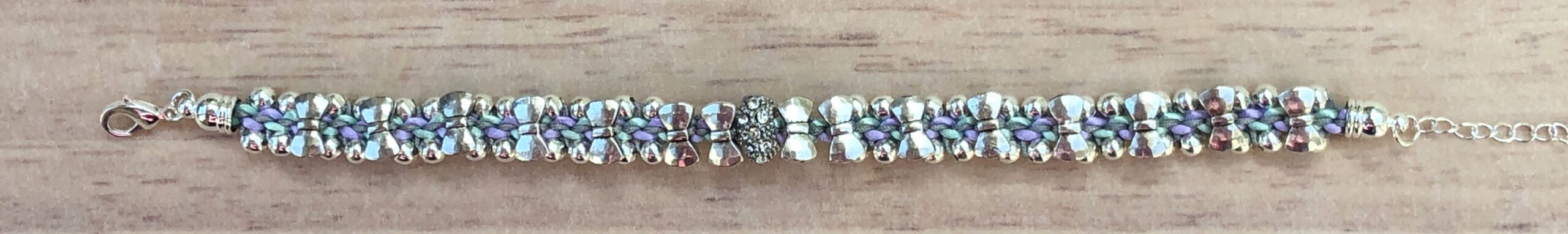 Prumihimo Bow Bracelet