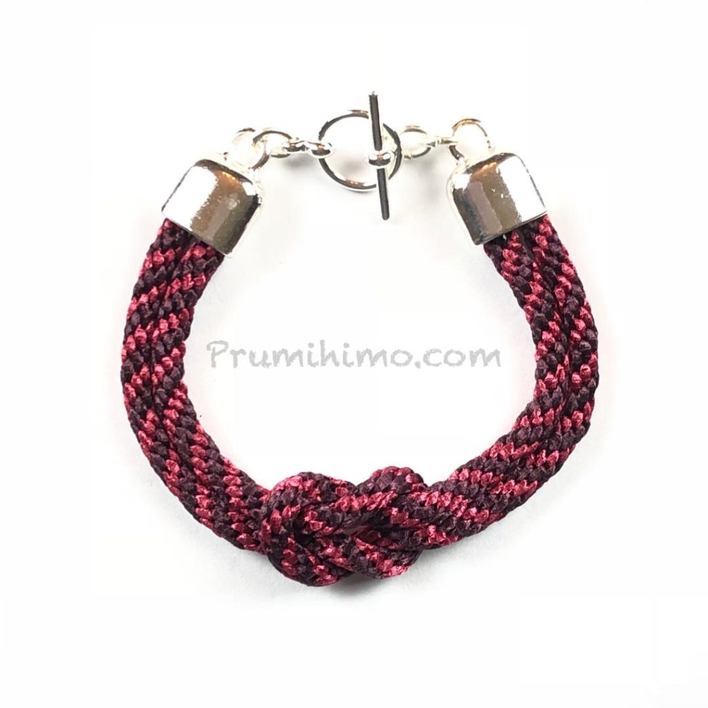 knotted kumihimo bracelet