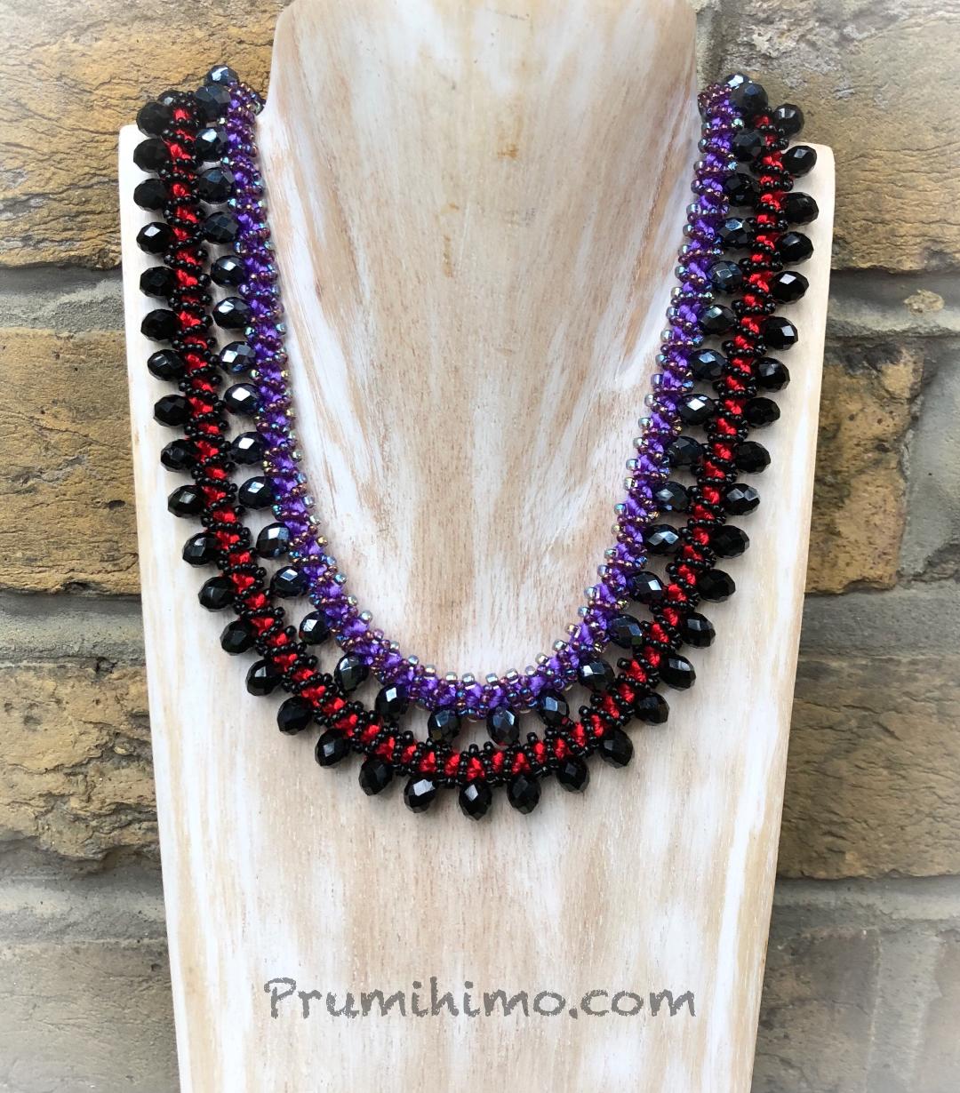 Opulence Prumihimo necklaces
