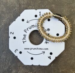*Kit - Picasso Bracelet with 2 REGULAR Prumihimo Disks - Neutral Colours